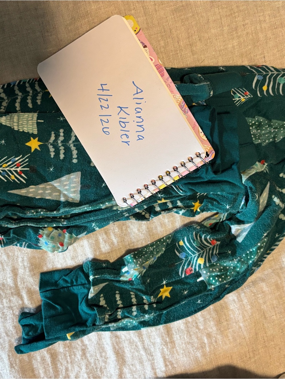 Little Sleepies Twinkling Trees 18-24 GUC for Wash wear